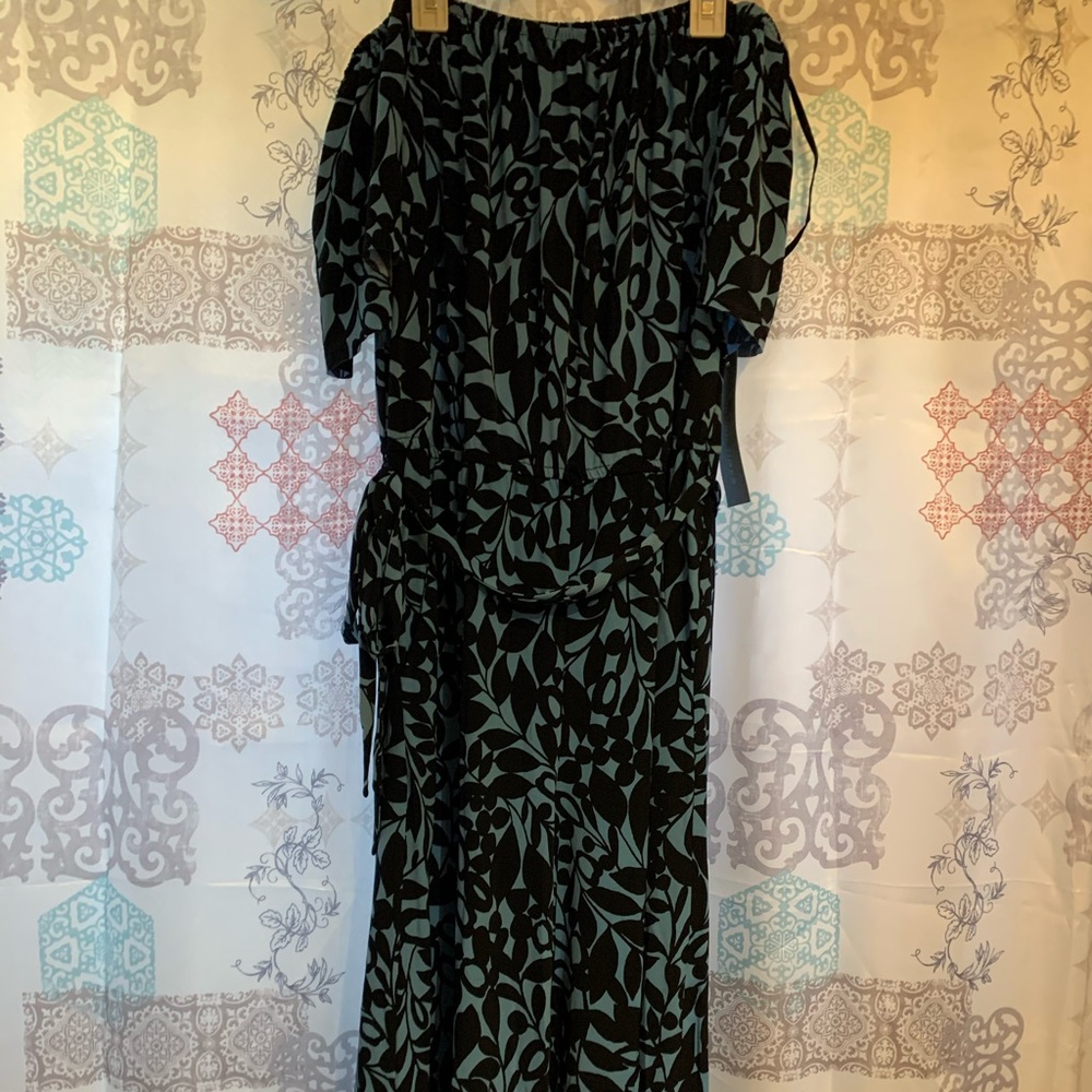 london times off the shoulder jumpsuit